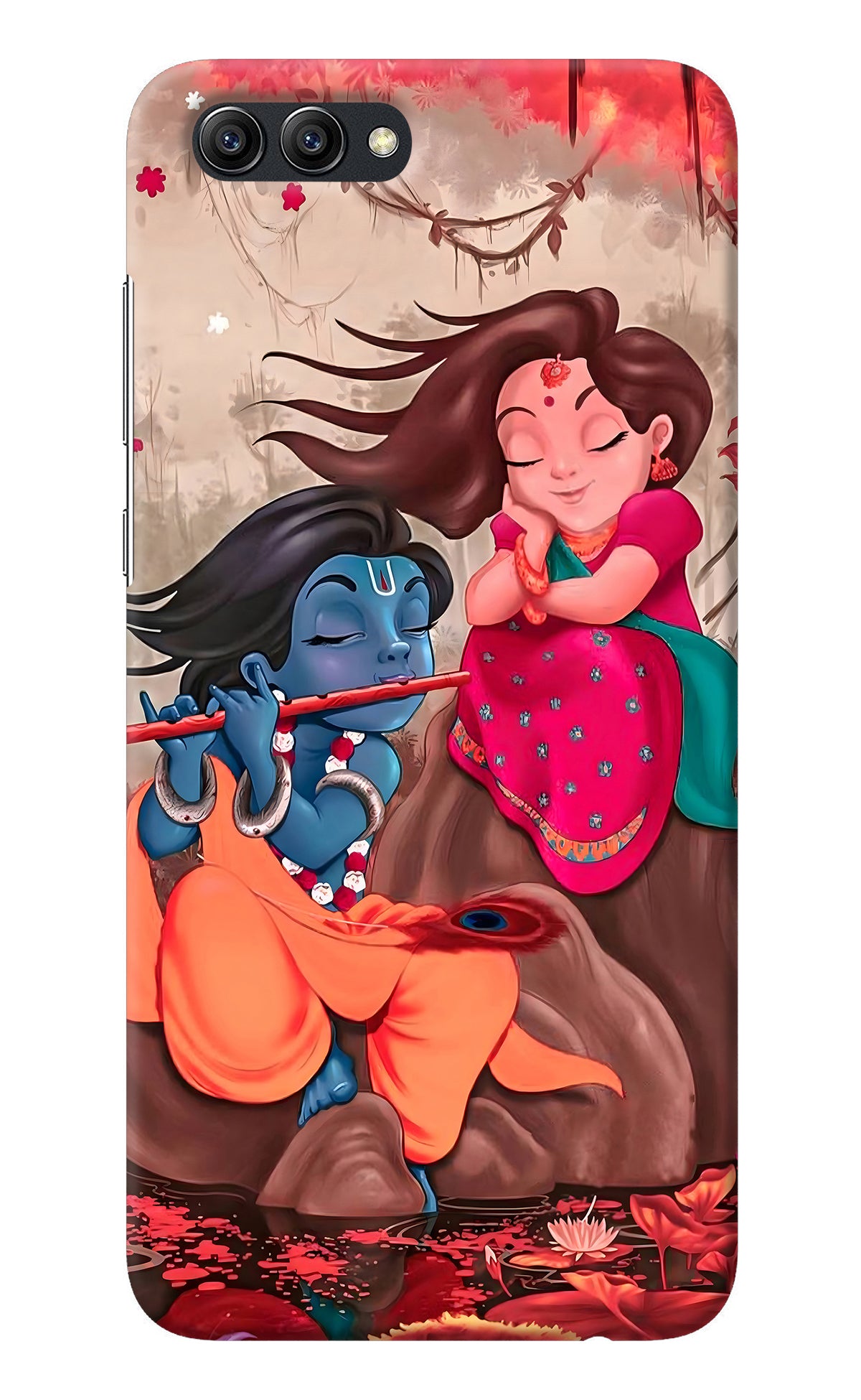 Radhe Krishna Honor View 10 Back Cover