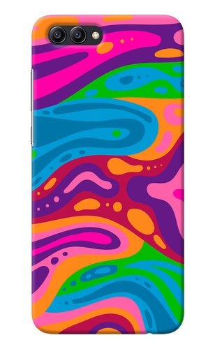 Trippy Pattern Honor View 10 Back Cover