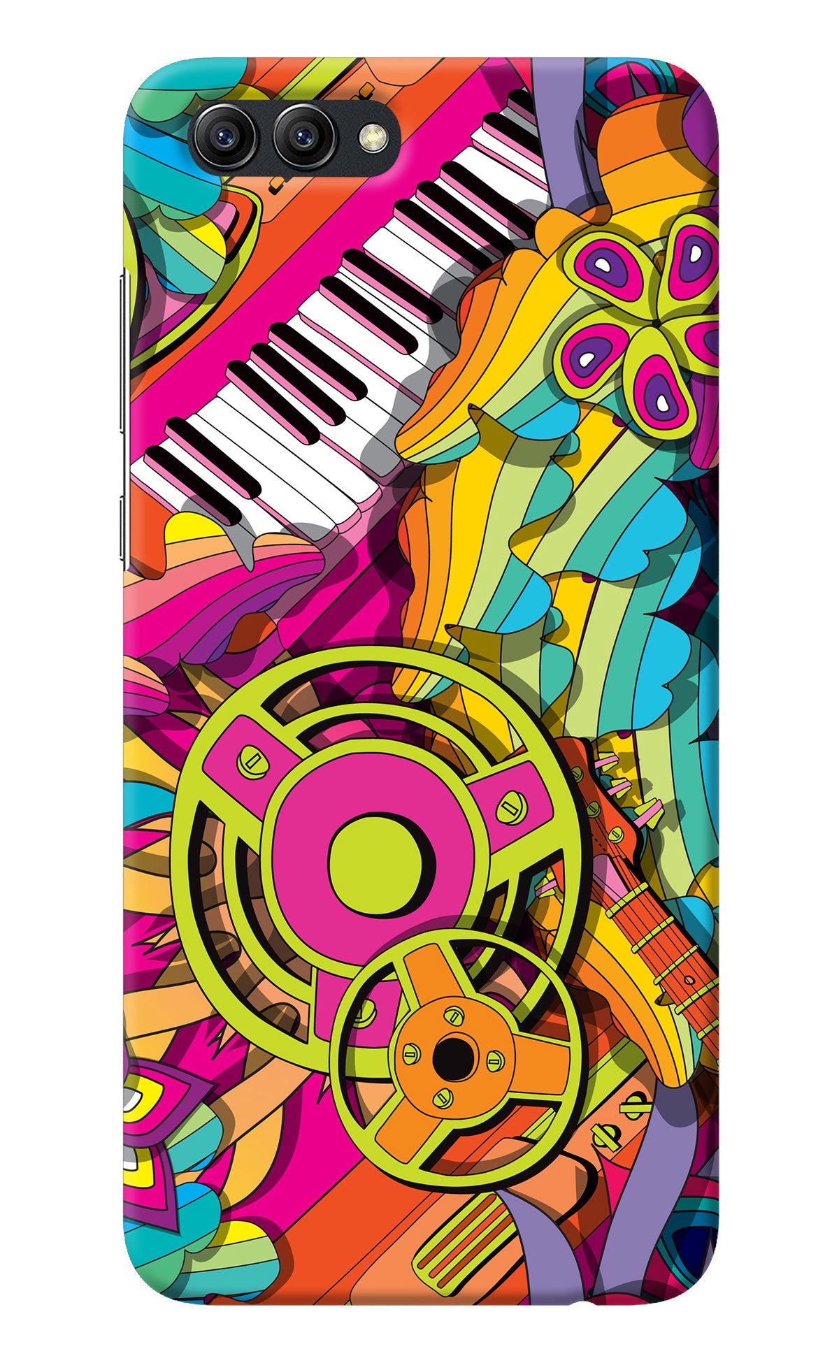 Music Doodle Honor View 10 Back Cover