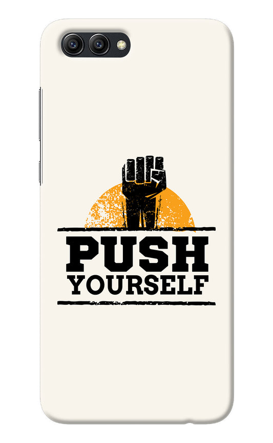 Push Yourself Honor View 10 Back Cover
