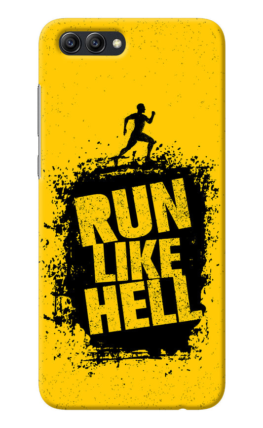 Run Like Hell Honor View 10 Back Cover