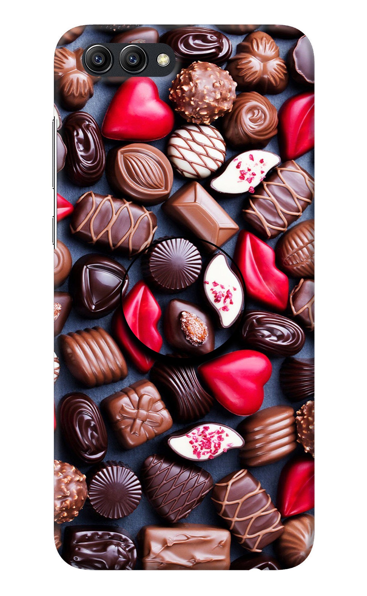 Chocolates Honor View 10 Pop Case