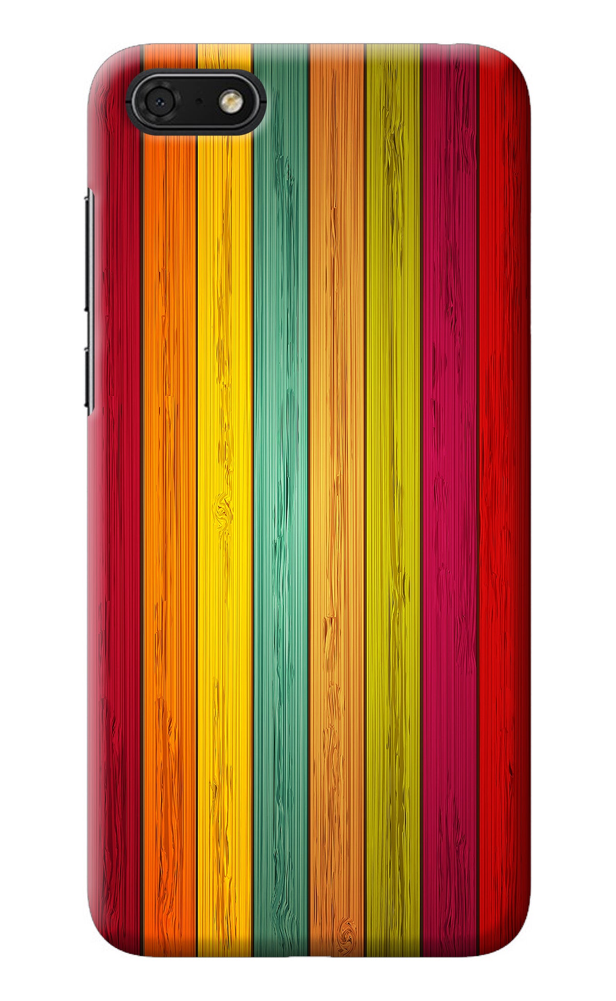 Multicolor Wooden Honor 7S Back Cover