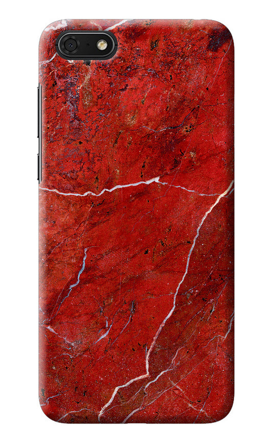 Red Marble Design Honor 7S Back Cover