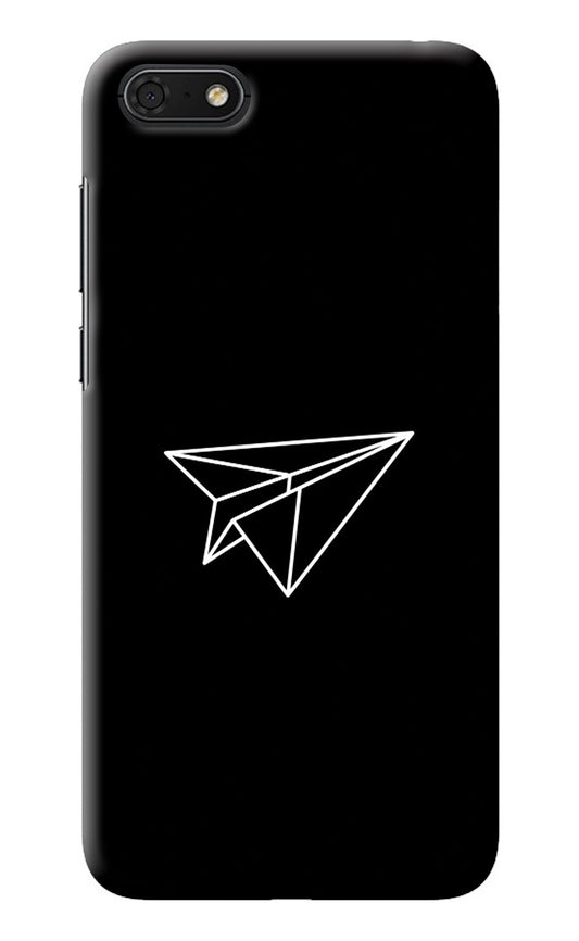 Paper Plane White Honor 7S Back Cover