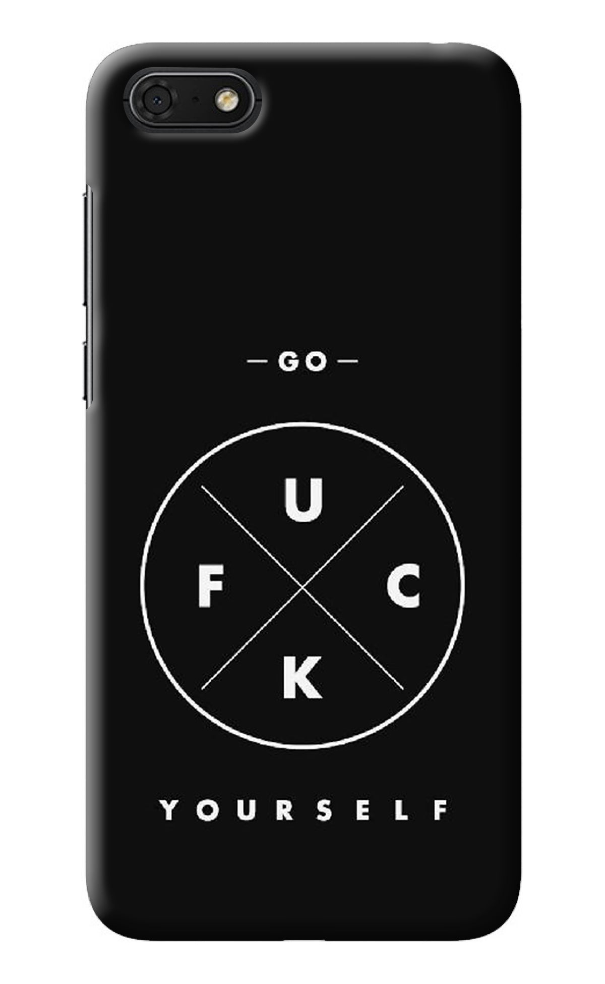 Go Fuck Yourself Honor 7S Back Cover