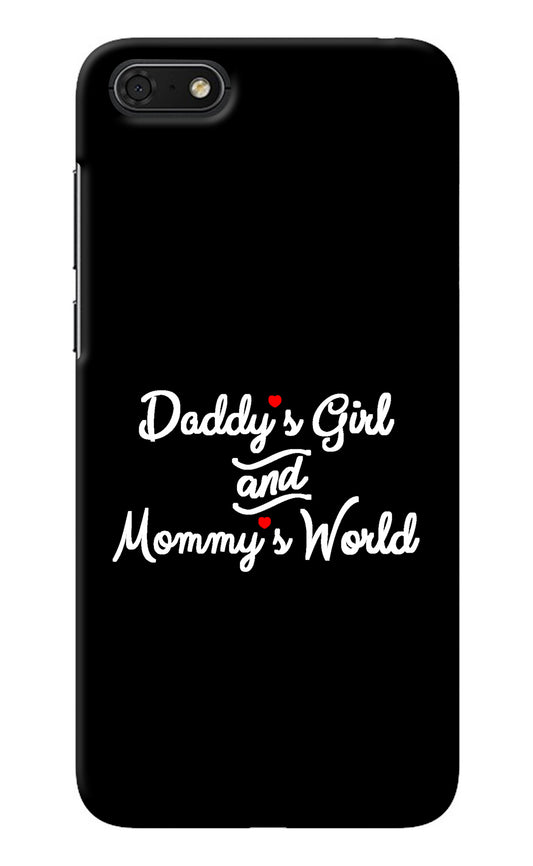 Daddy's Girl and Mommy's World Honor 7S Back Cover