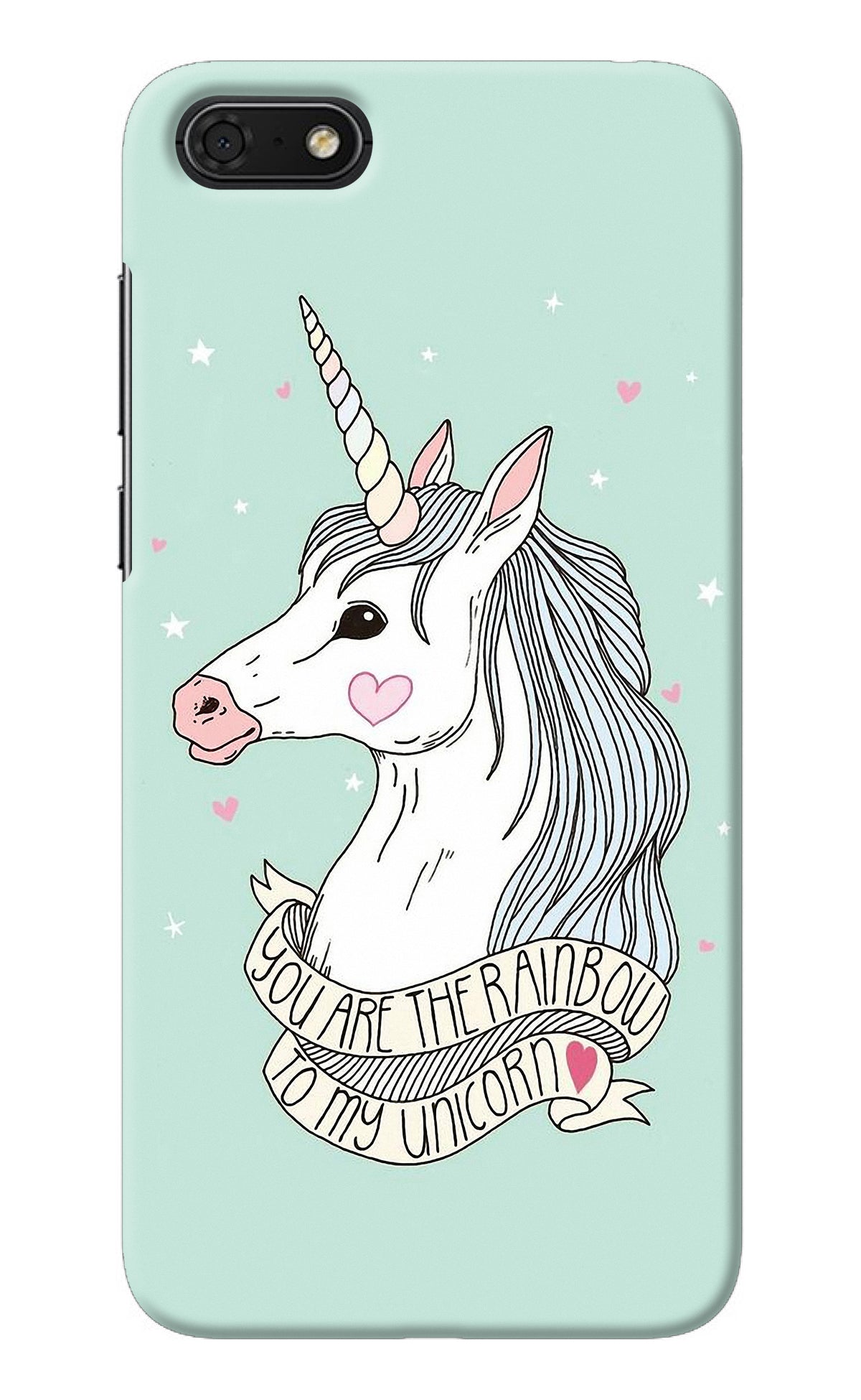 Unicorn Wallpaper Honor 7S Back Cover