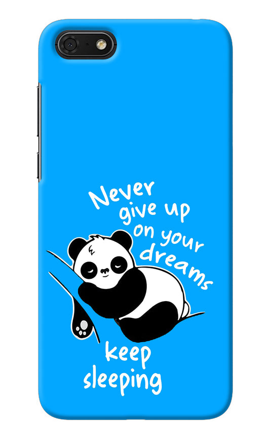 Keep Sleeping Honor 7S Back Cover