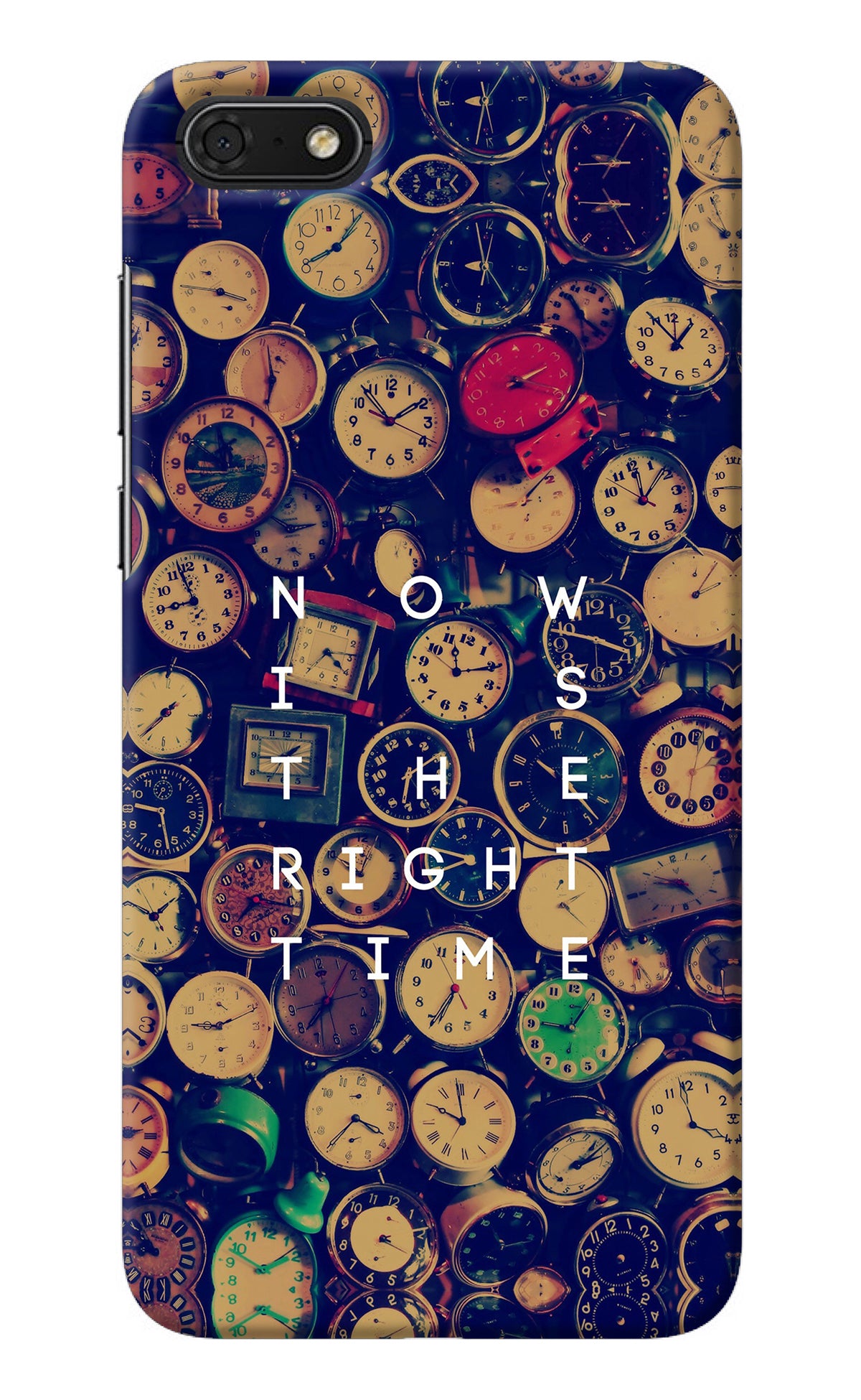 Now is the Right Time Quote Honor 7S Back Cover