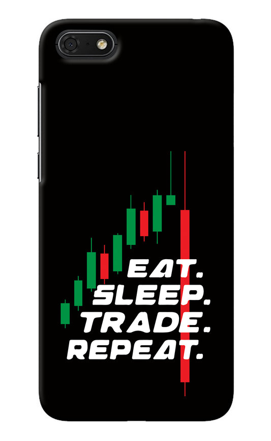 Eat Sleep Trade Repeat Honor 7S Back Cover