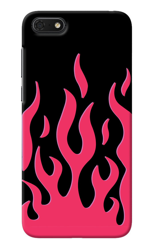 Fire Flames Honor 7S Back Cover