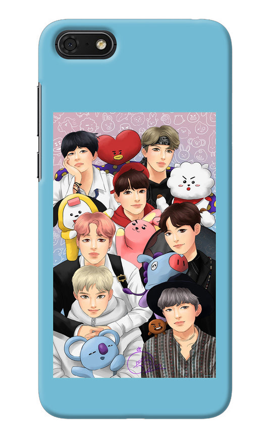 BTS with animals Honor 7S Back Cover