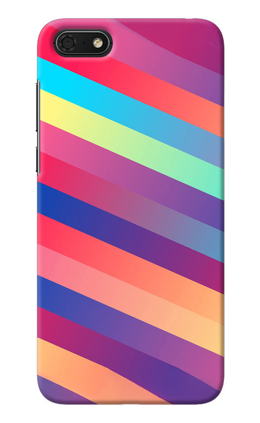 Stripes color Honor 7S Back Cover