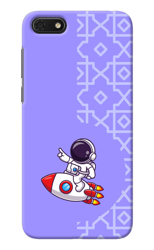 Cute Astronaut Honor 7S Back Cover