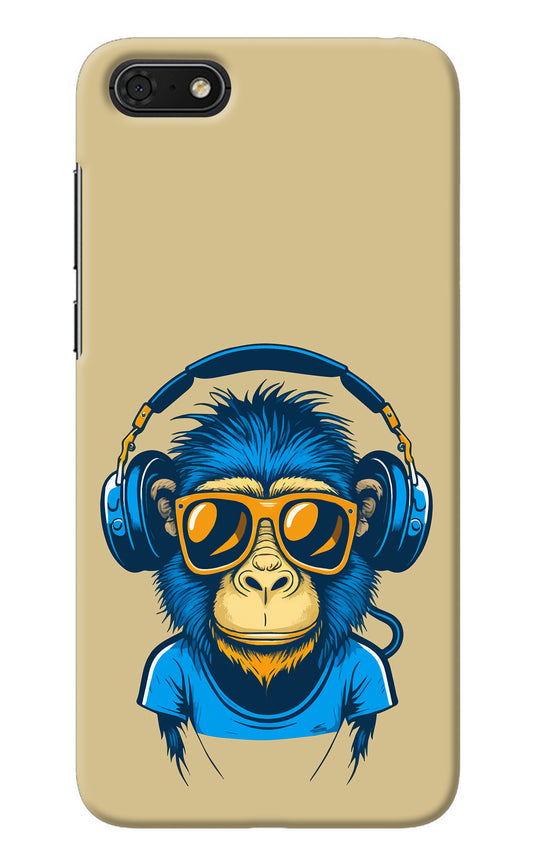 Monkey Headphone Honor 7S Back Cover