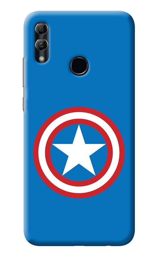 Captain America Logo Honor 10 Lite Back Cover