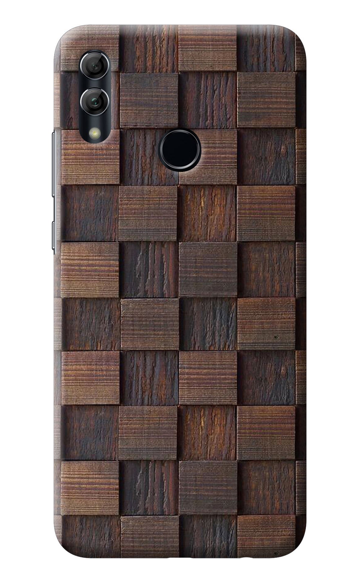 Wooden Cube Design Honor 10 Lite Back Cover