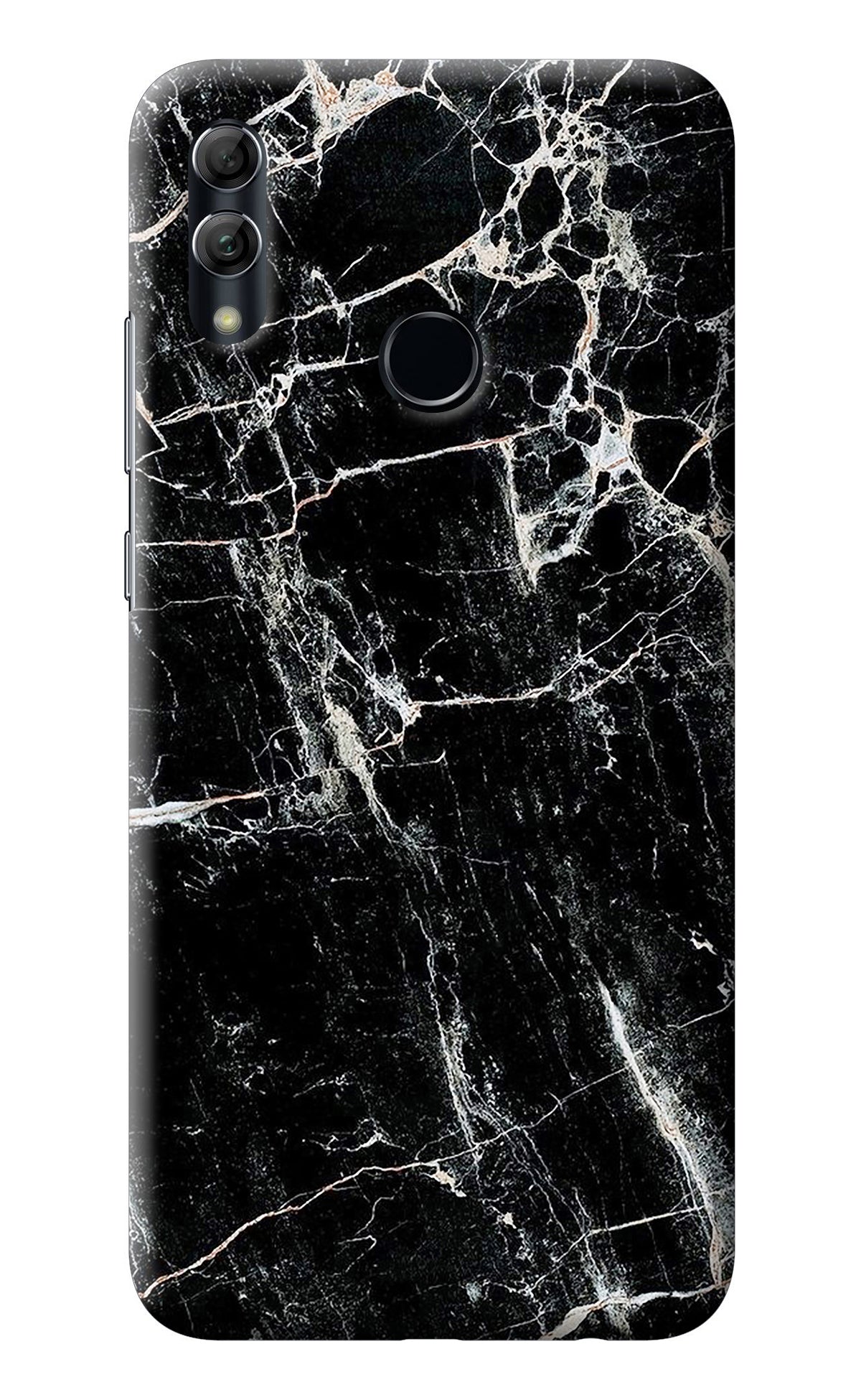 Black Marble Texture Honor 10 Lite Back Cover