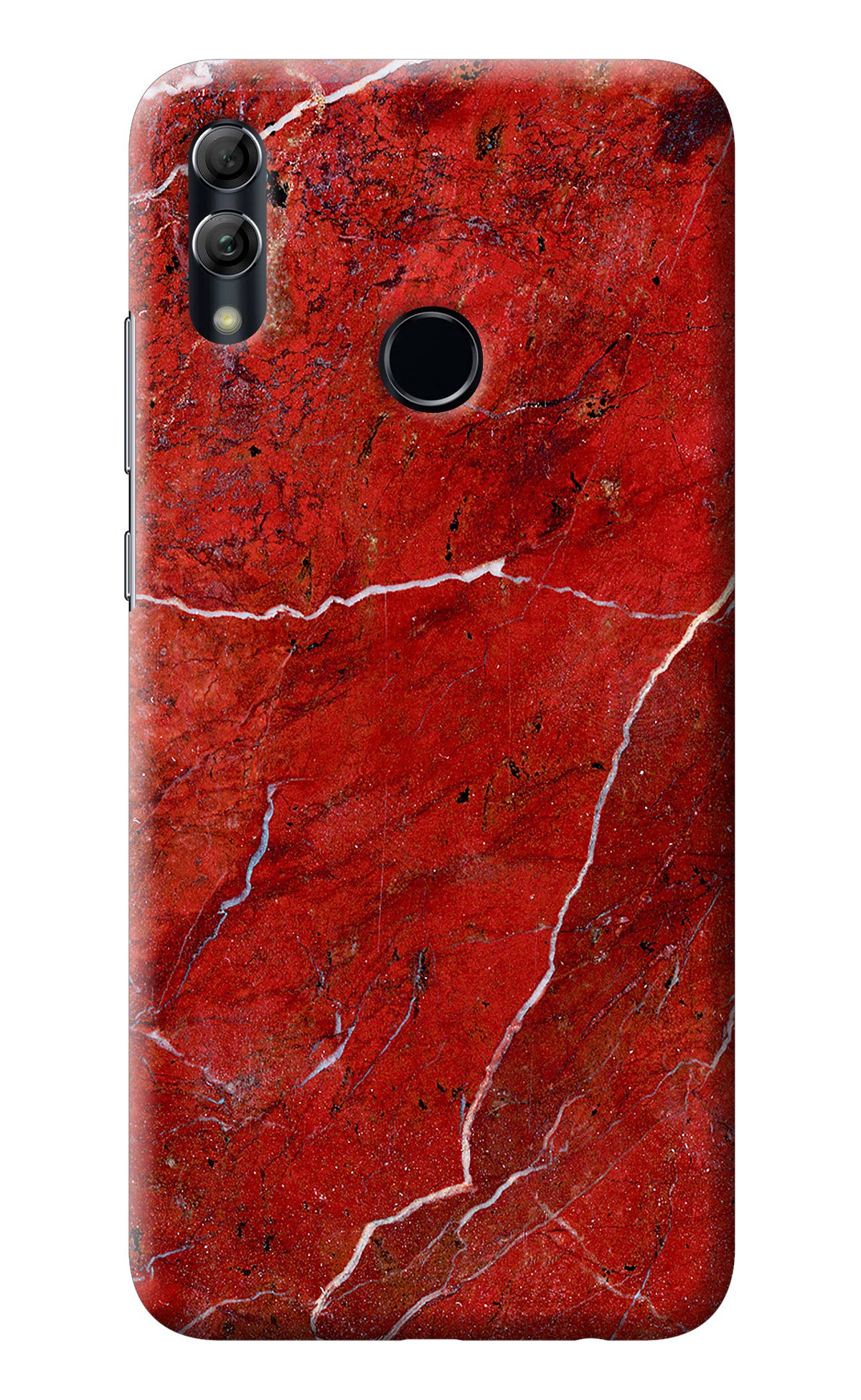 Red Marble Design Honor 10 Lite Back Cover