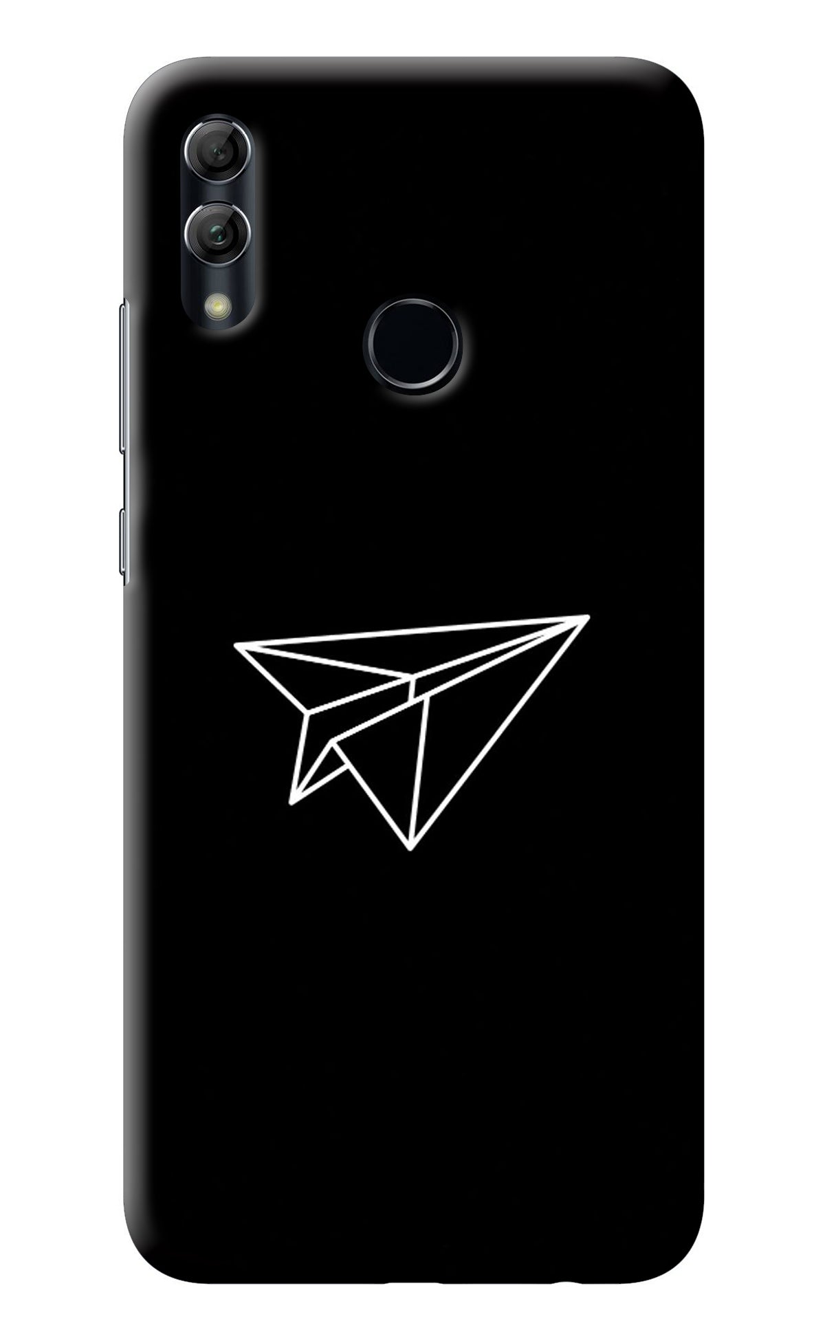 Paper Plane White Honor 10 Lite Back Cover