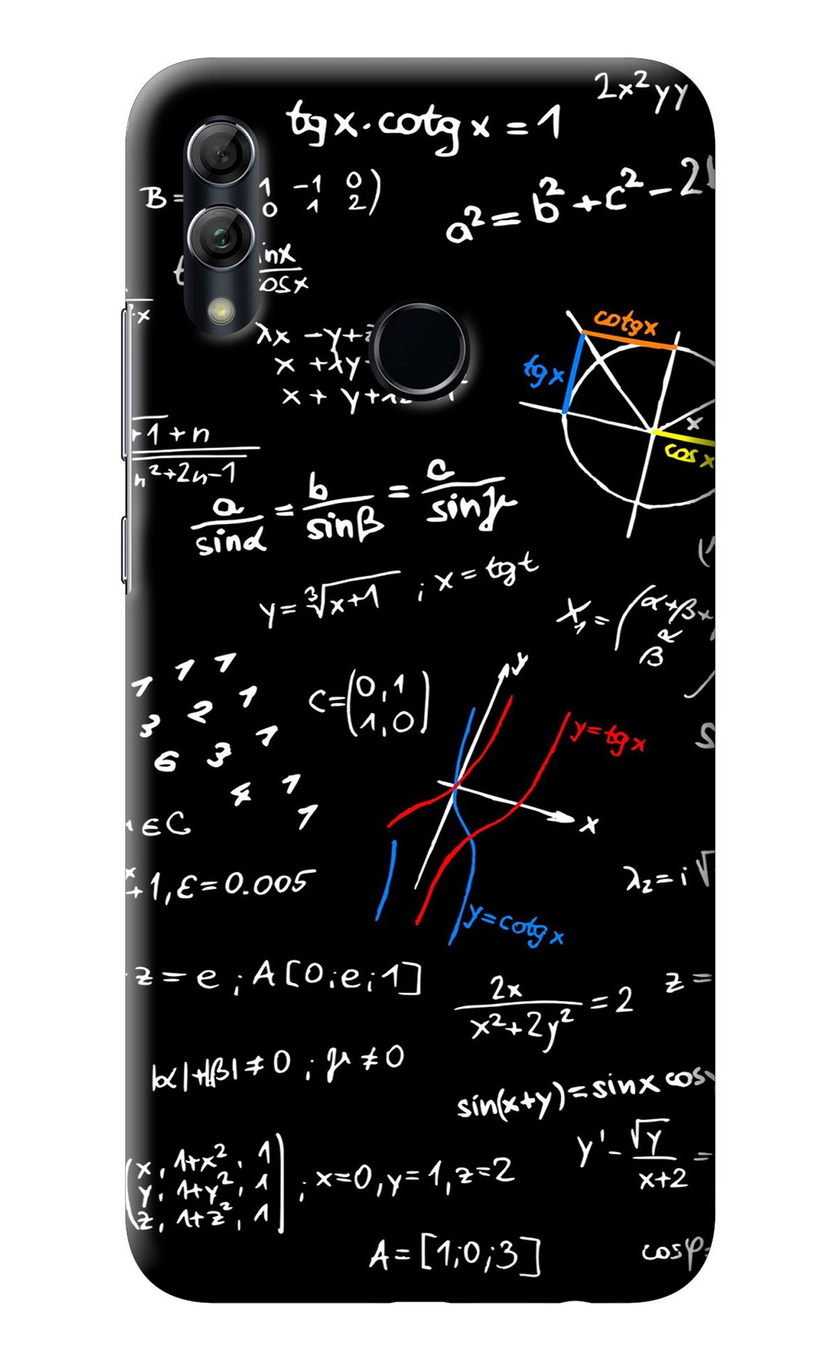 Mathematics Formula Honor 10 Lite Back Cover