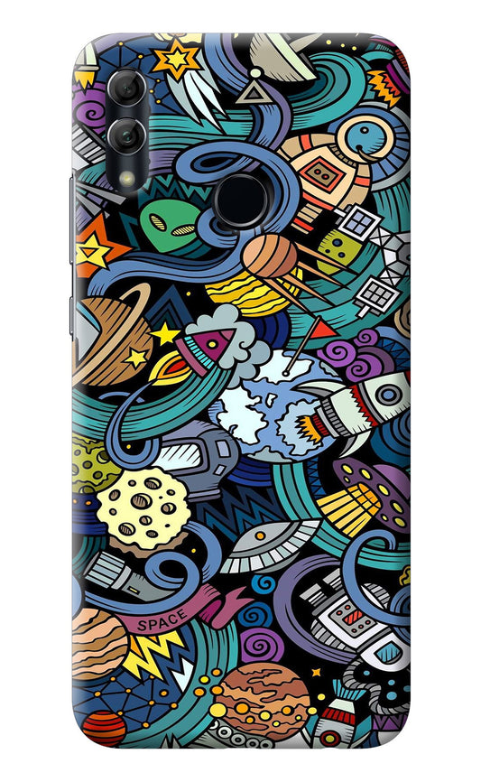 Space Abstract Honor 10 Lite Back Cover