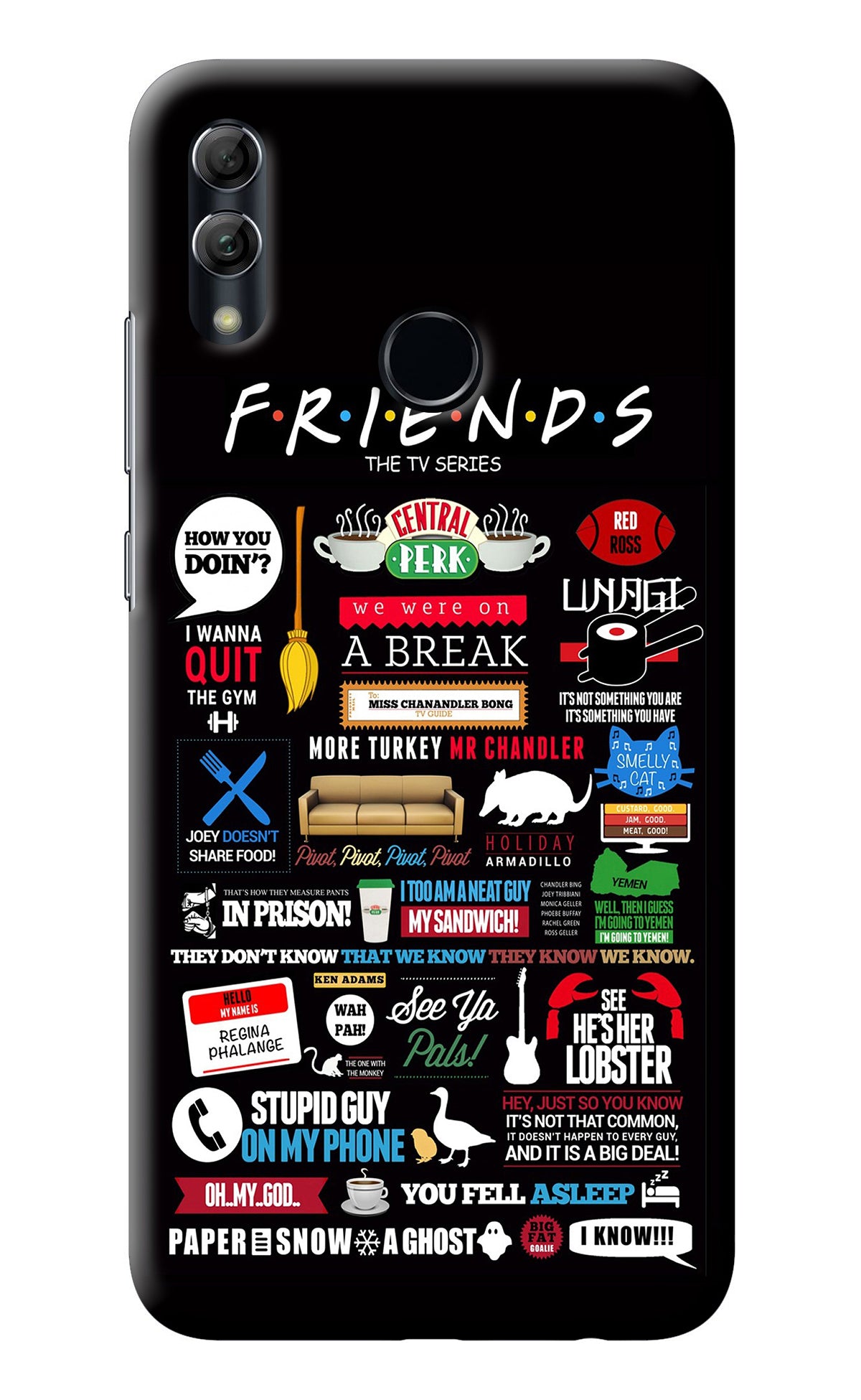 FRIENDS Honor 10 Lite Back Cover