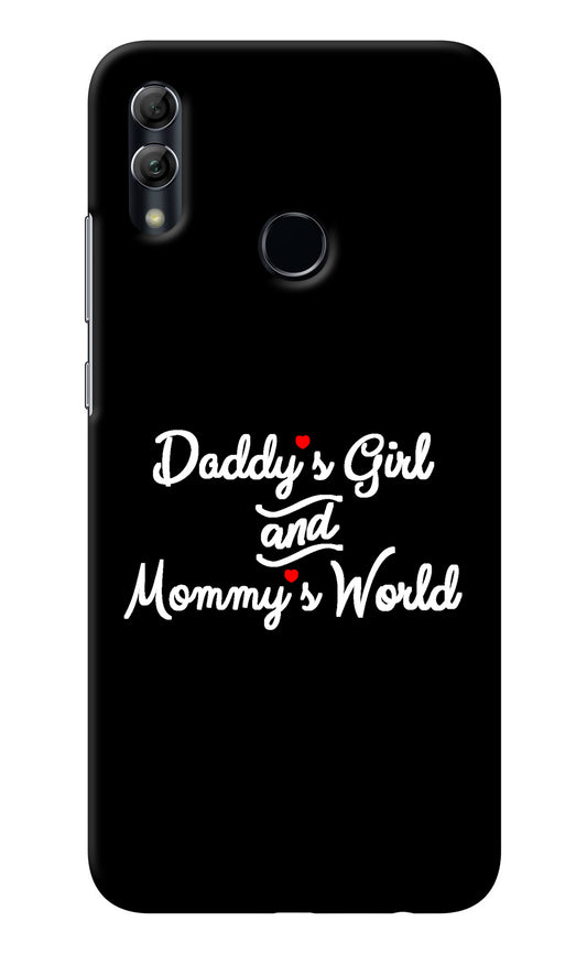 Daddy's Girl and Mommy's World Honor 10 Lite Back Cover