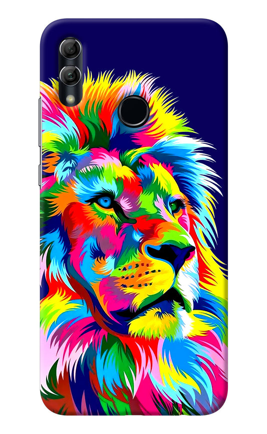 Vector Art Lion Honor 10 Lite Back Cover