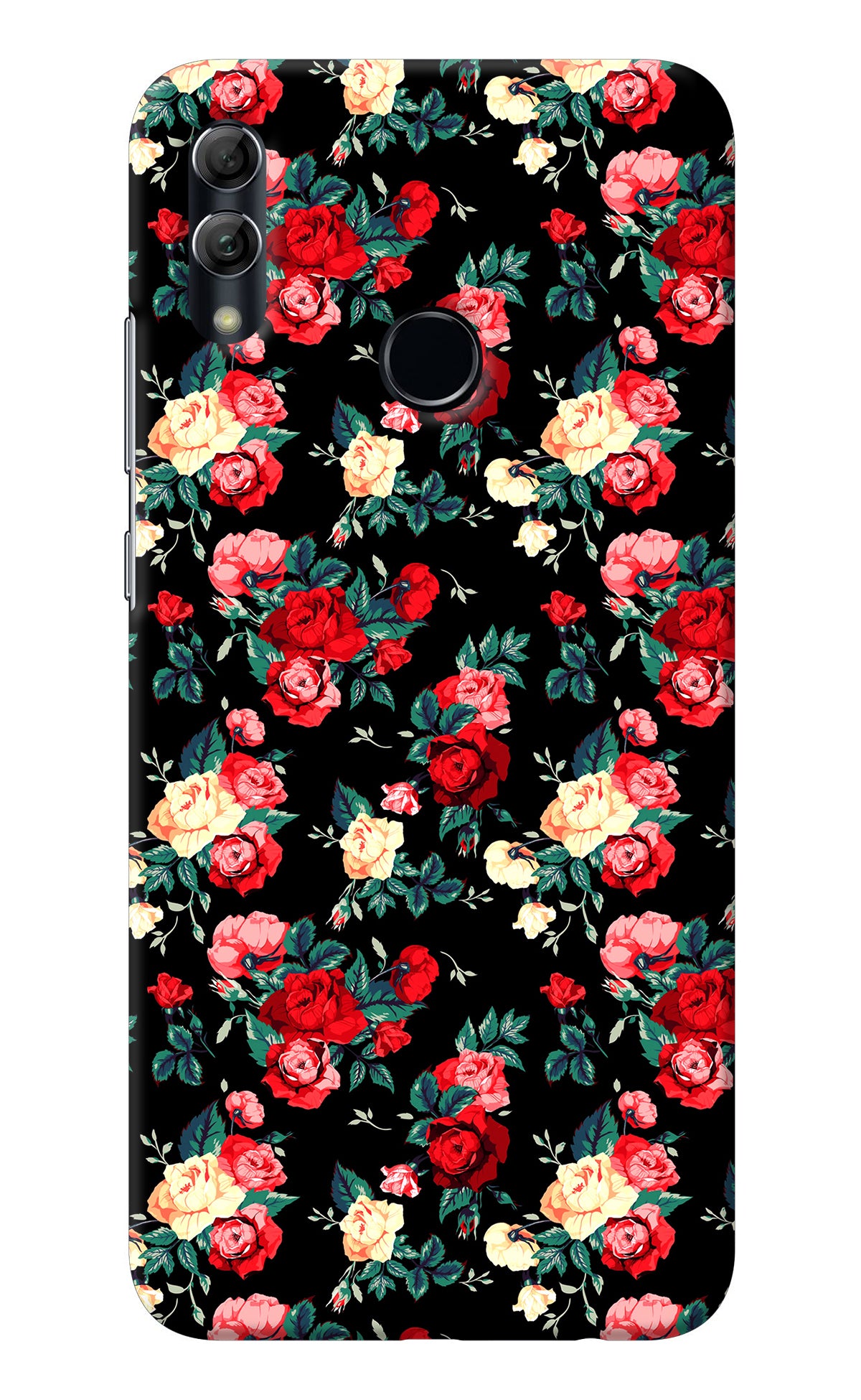 Rose Pattern Honor 10 Lite Back Cover