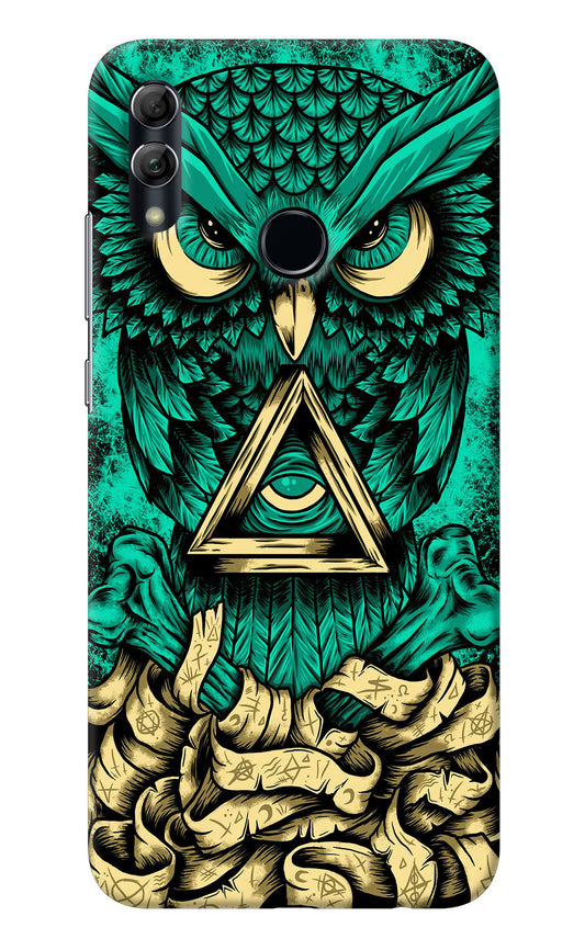 Green Owl Honor 10 Lite Back Cover