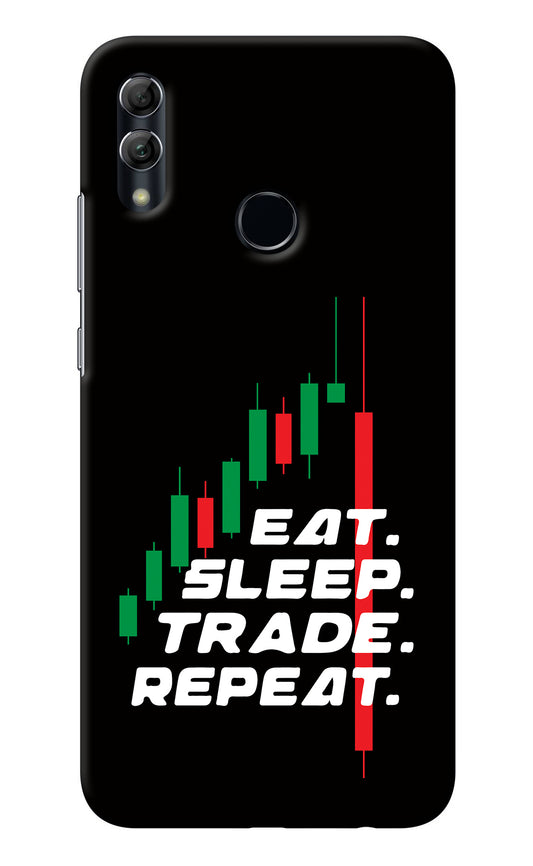 Eat Sleep Trade Repeat Honor 10 Lite Back Cover