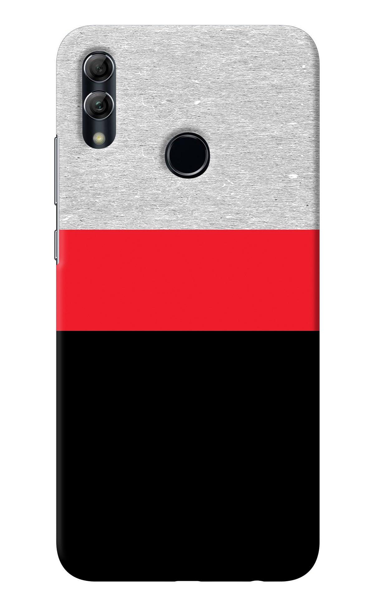 Tri Color Pattern Honor 10 Lite Back Cover