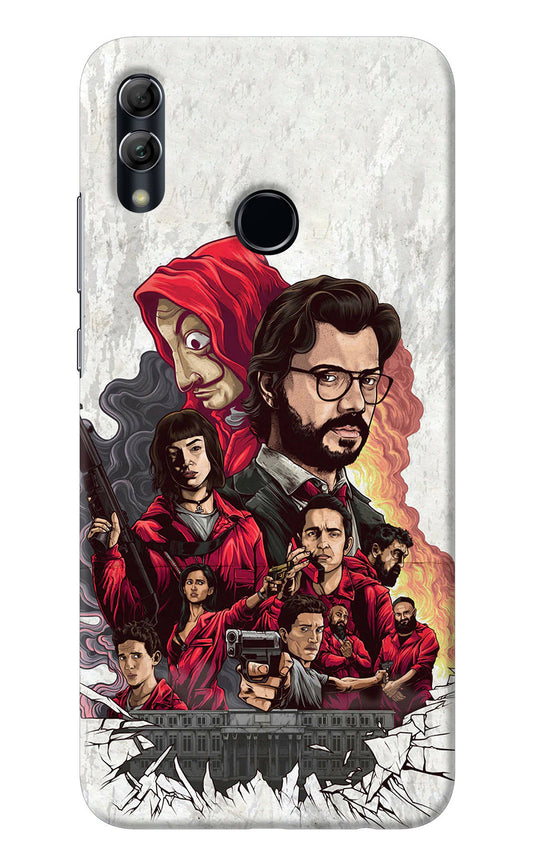 Money Heist Artwork Honor 10 Lite Back Cover