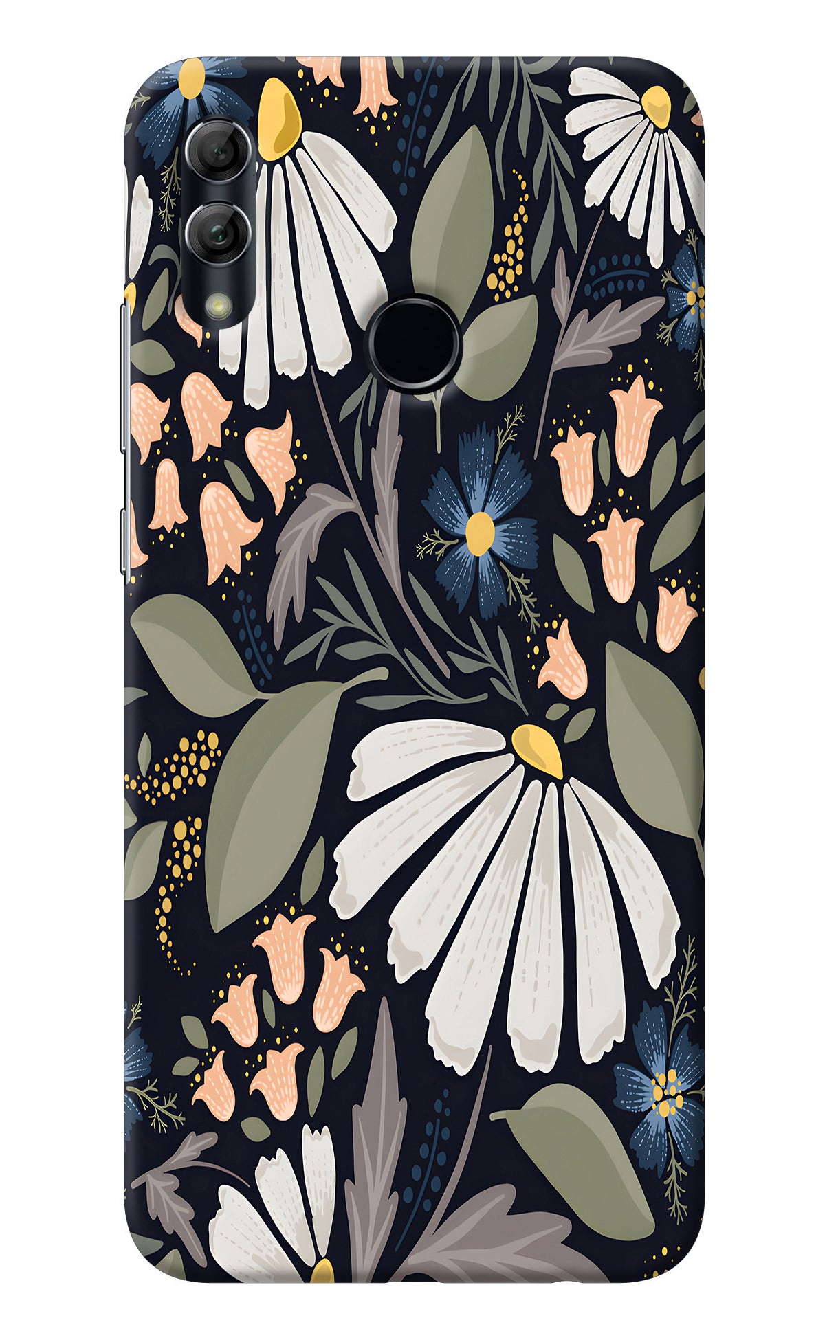 Flowers Art Honor 10 Lite Back Cover