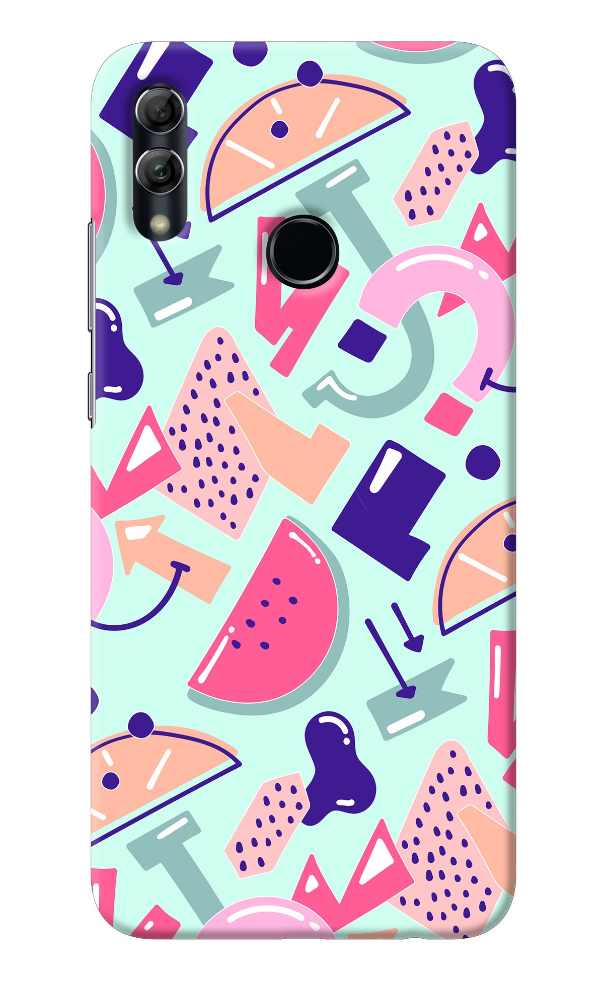 Doodle Pattern Honor 10 Lite Back Cover