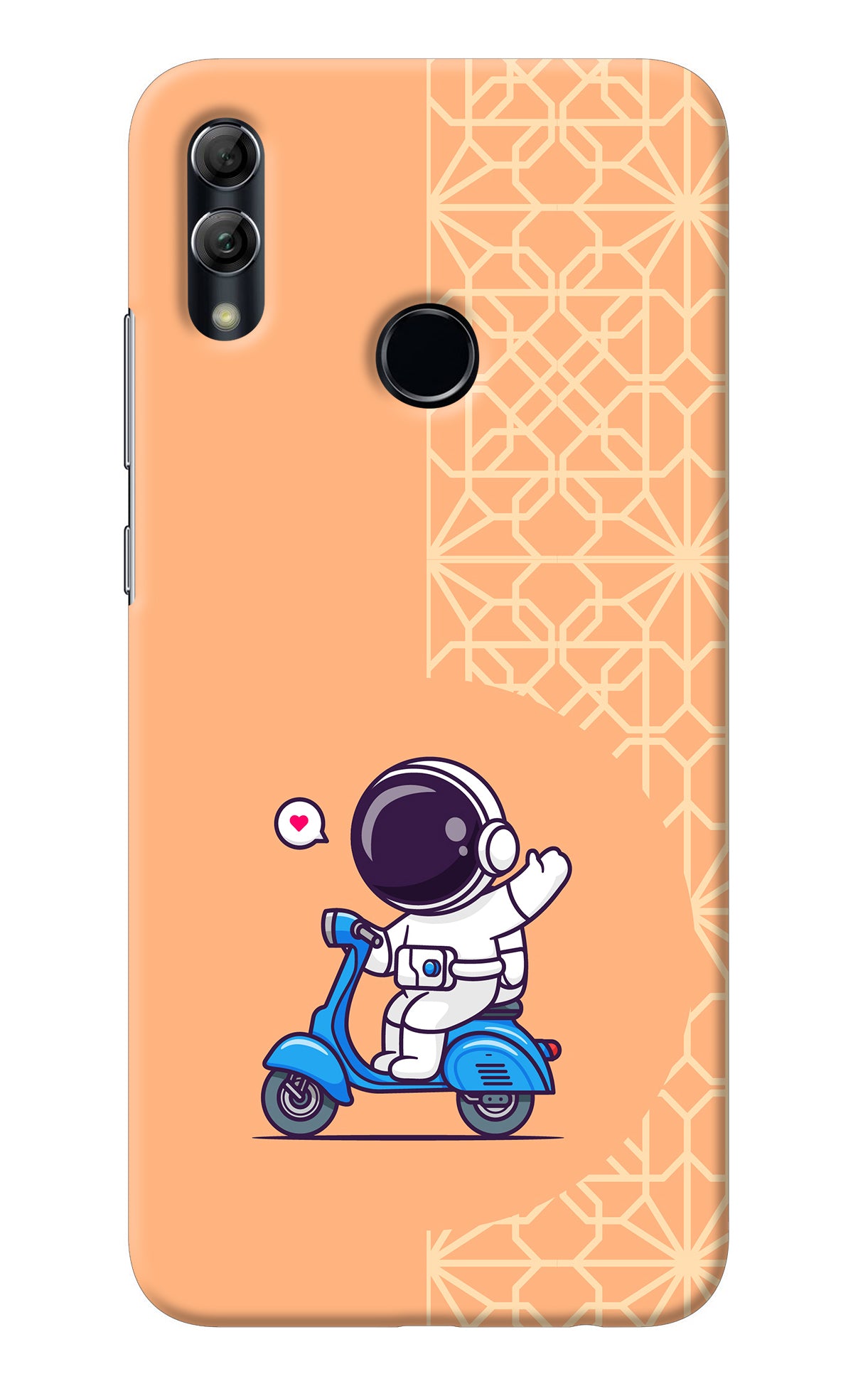 Cute Astronaut Riding Honor 10 Lite Back Cover