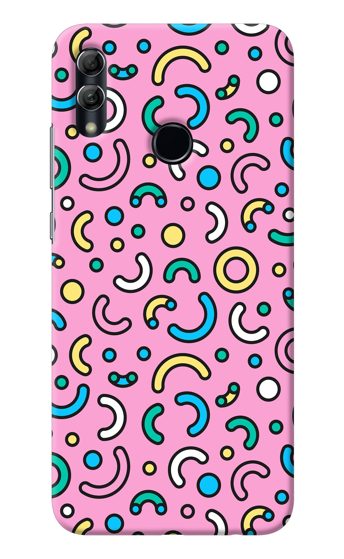 Memphis Design Honor 10 Lite Back Cover