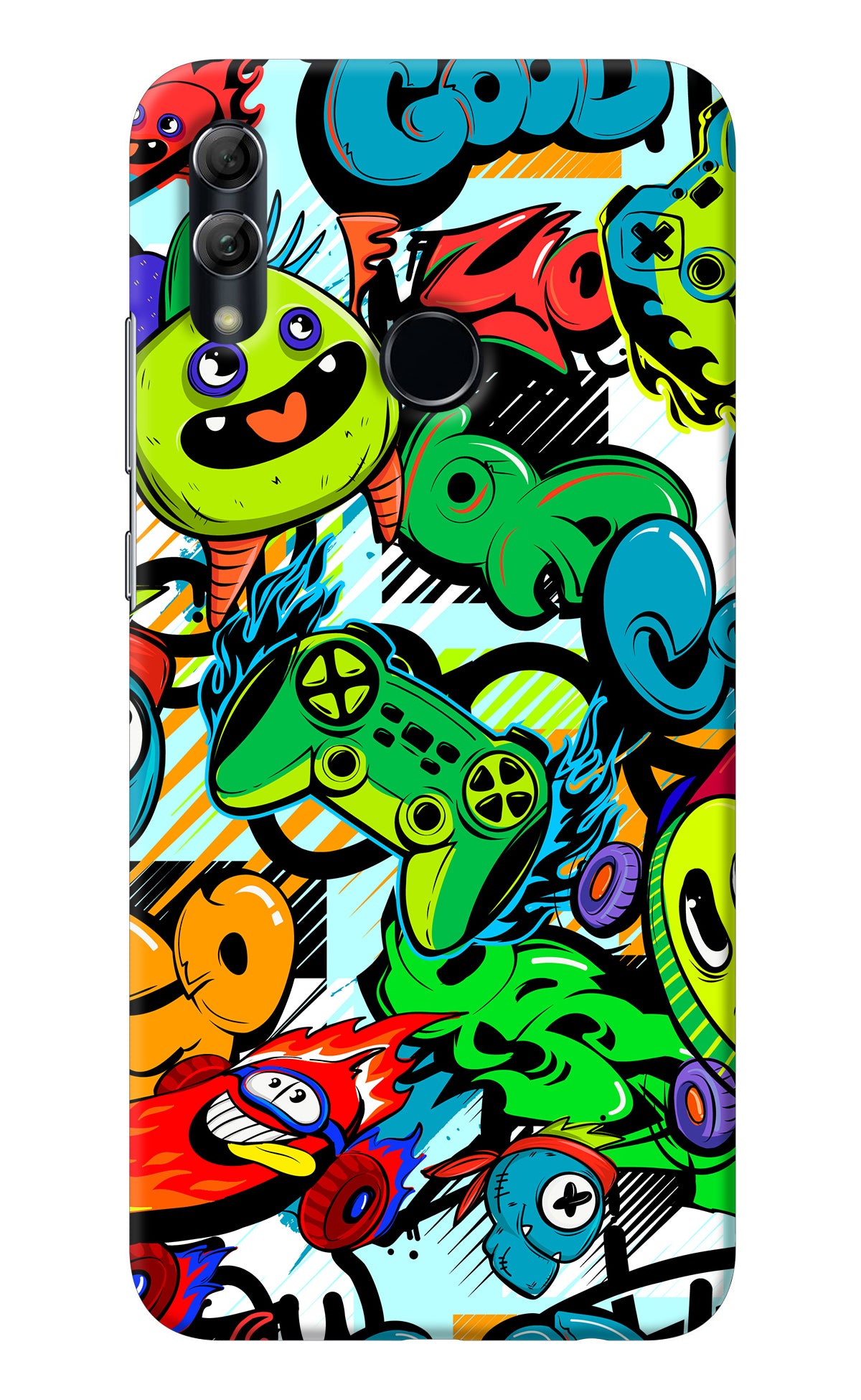 Game Doodle Honor 10 Lite Back Cover