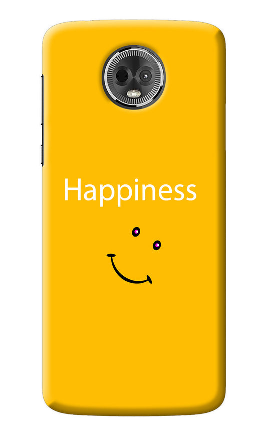 Happiness With Smiley Moto E5 Plus Back Cover