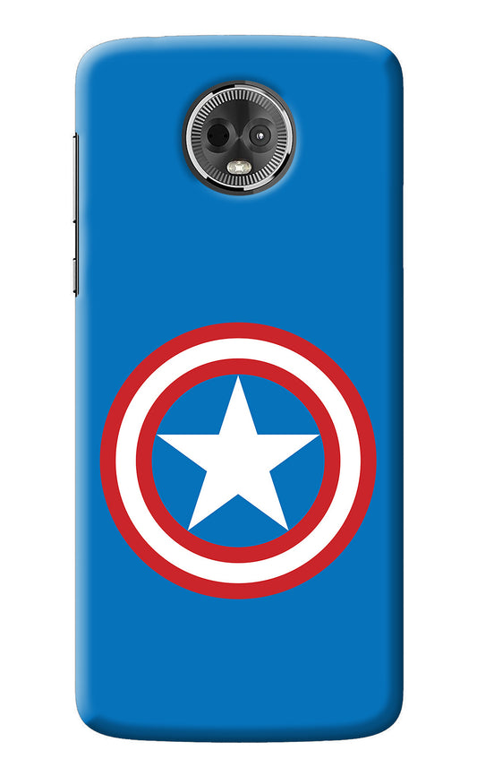 Captain America Logo Moto E5 Plus Back Cover