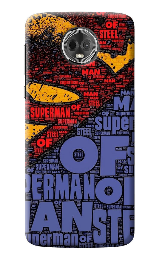 Superman Moto E5 Plus Back Cover