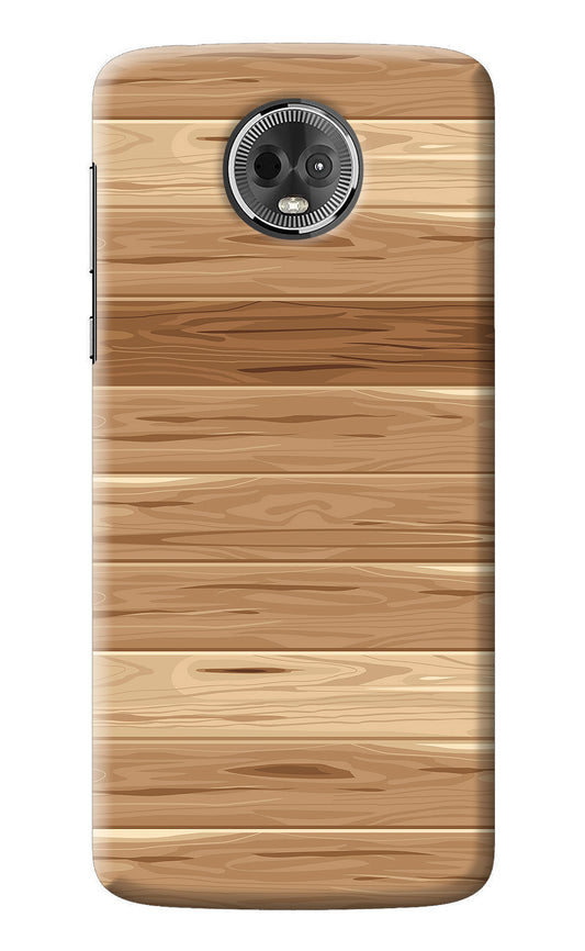 Wooden Vector Moto E5 Plus Back Cover