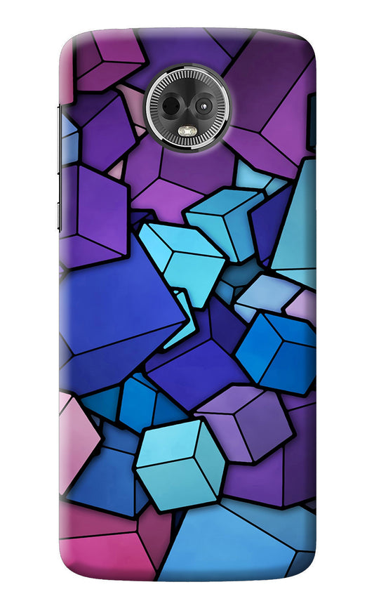 Cubic Abstract Moto E5 Plus Back Cover