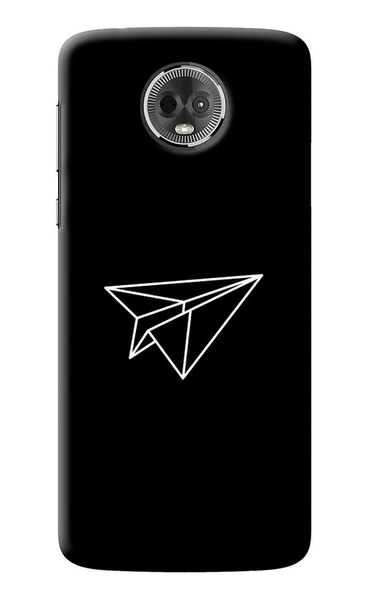 Paper Plane White Moto E5 Plus Back Cover