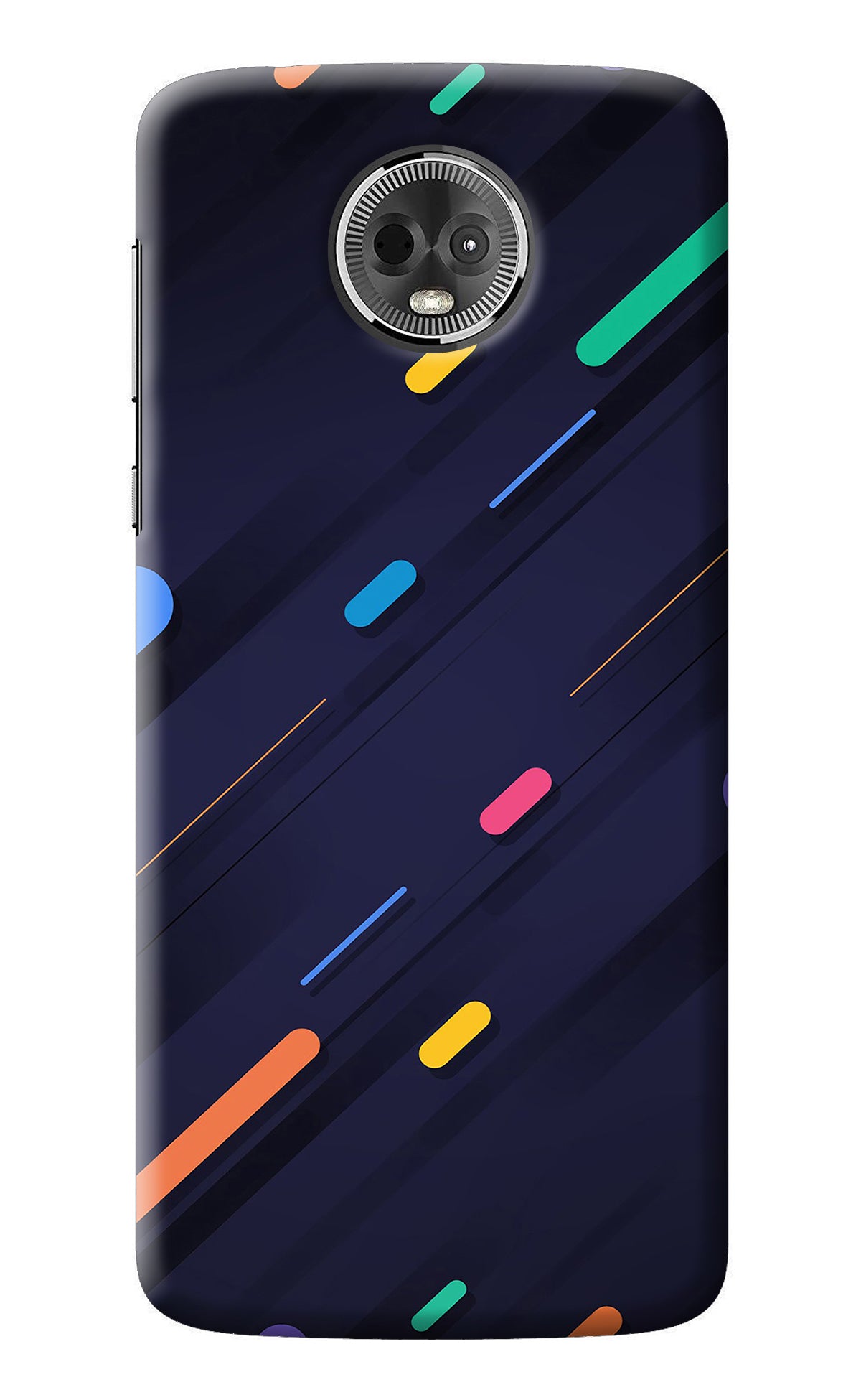 Abstract Design Moto E5 Plus Back Cover