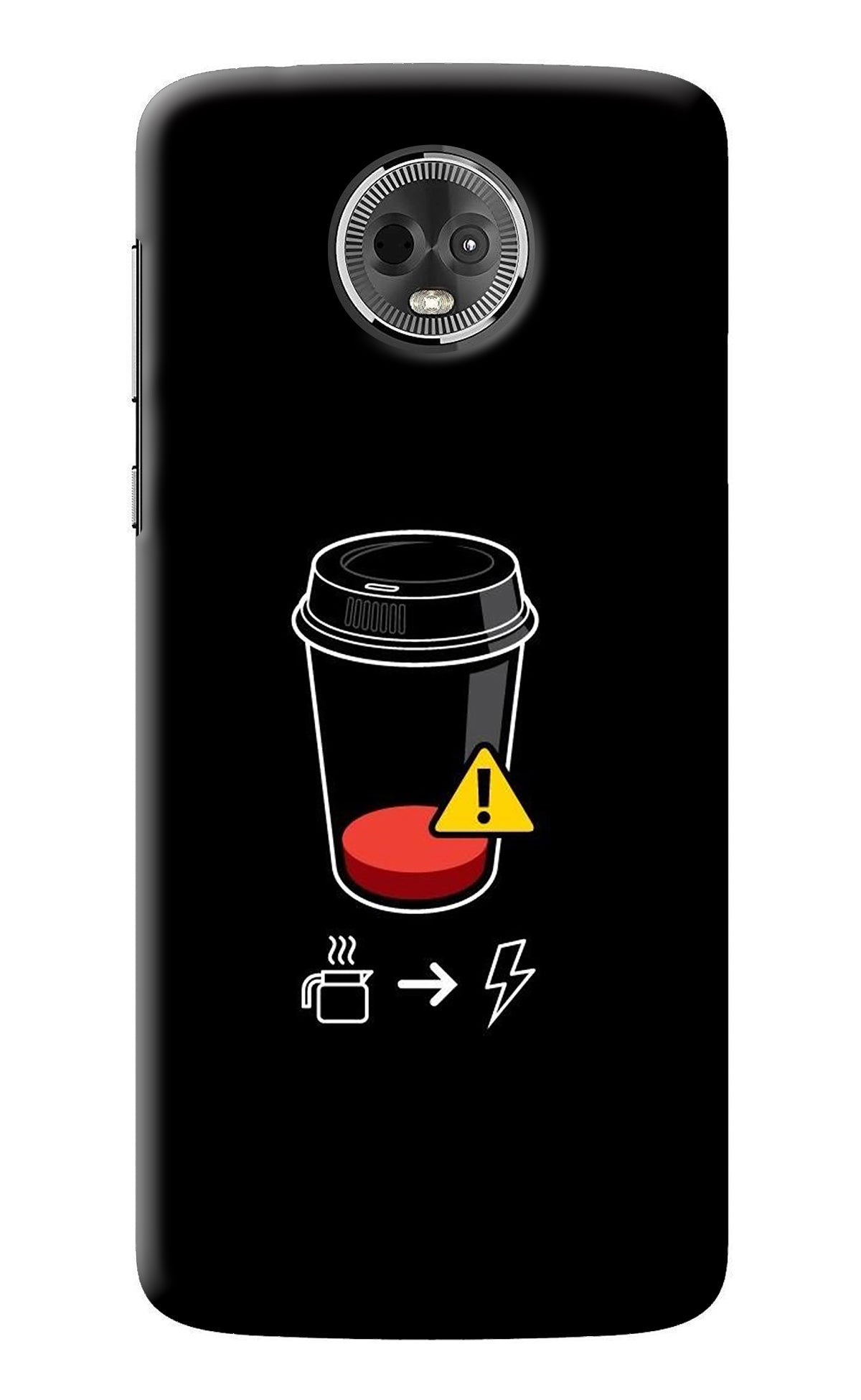 Coffee Moto E5 Plus Back Cover