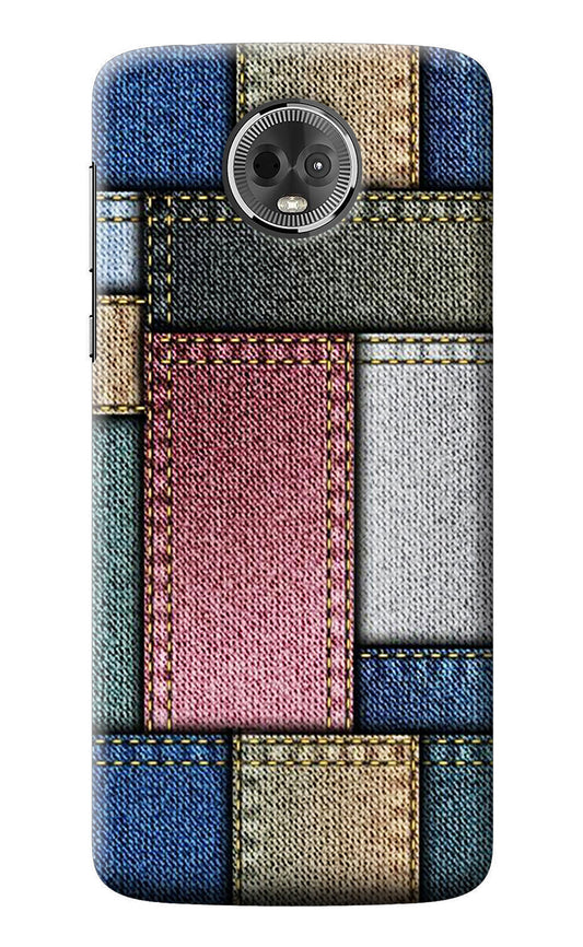 Multicolor Jeans Moto E5 Plus Back Cover