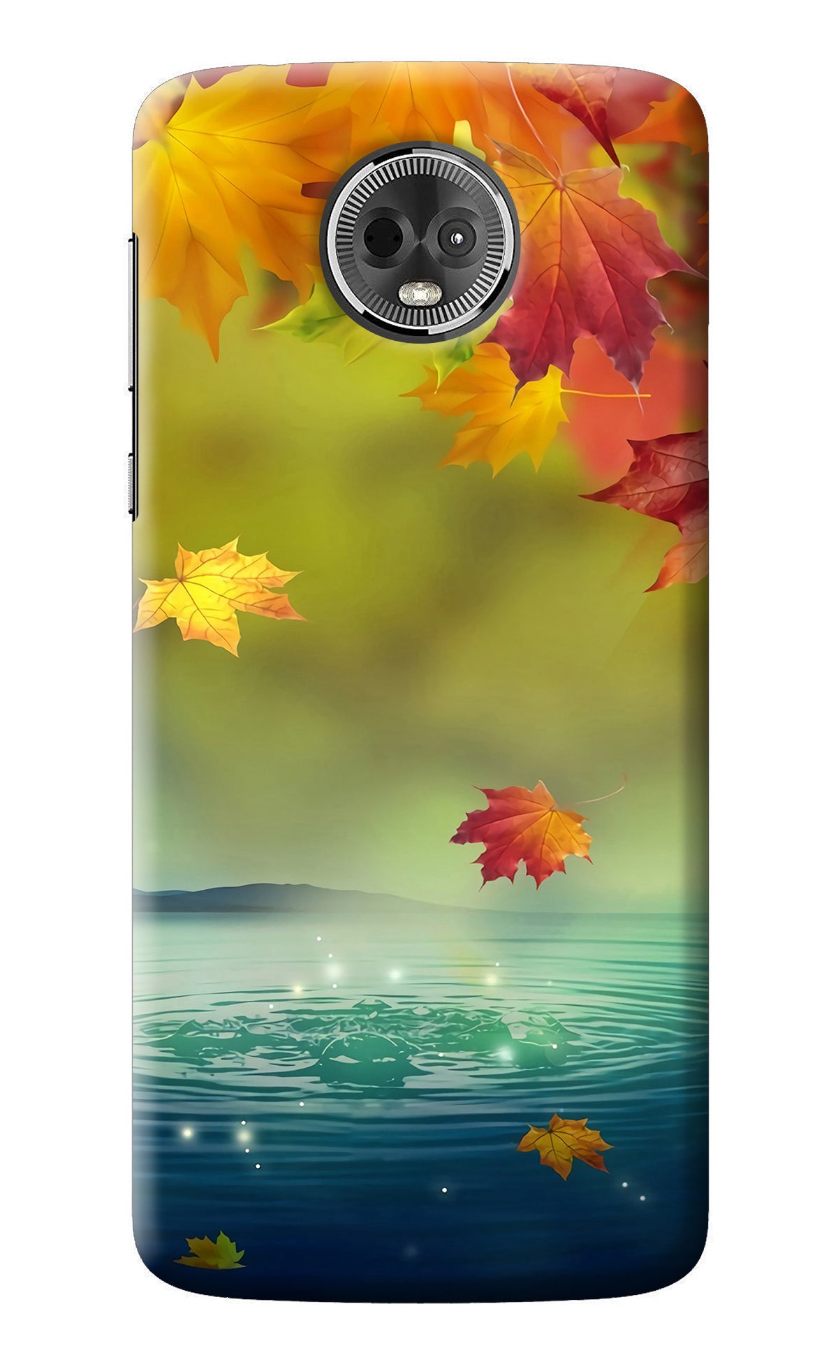 Flowers Moto E5 Plus Back Cover